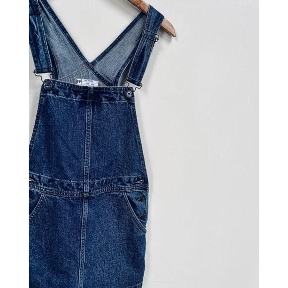 white christmas dresses Judy Blue Denim Overall Dress Small main image 0